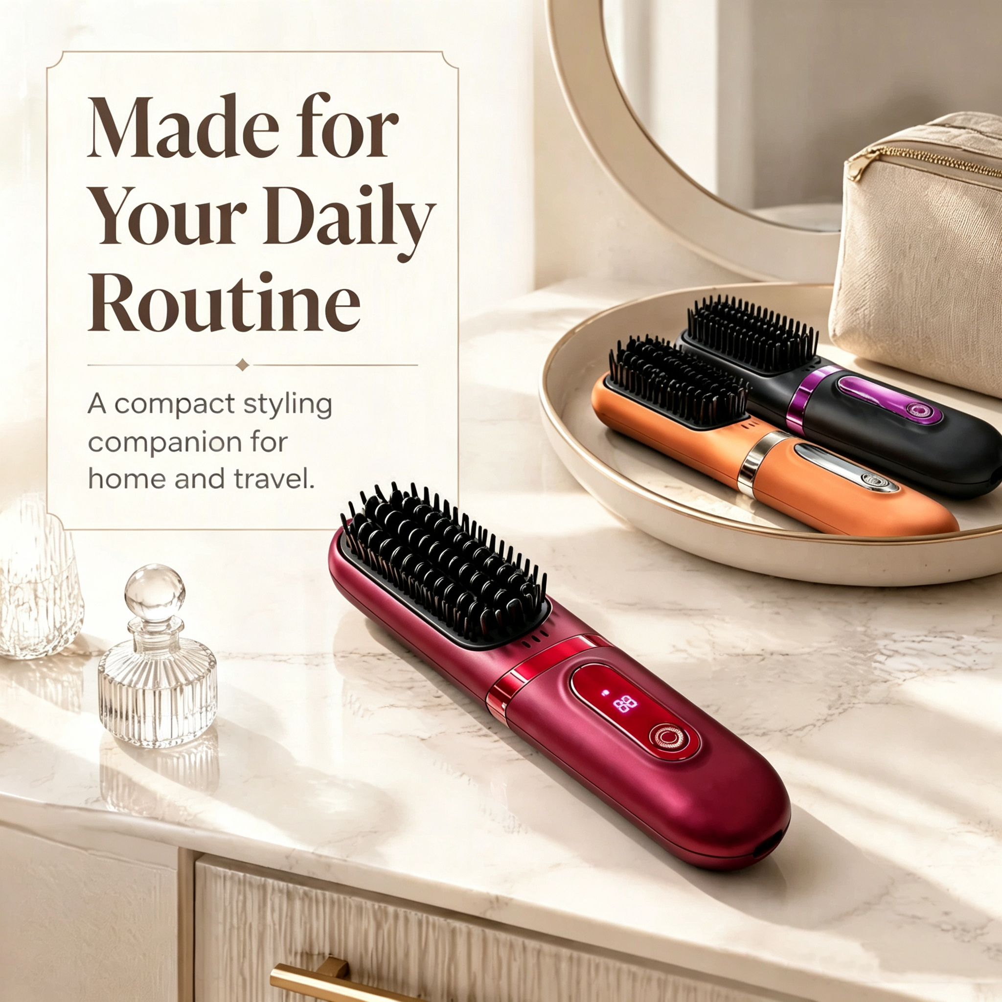 Cordless Straightening Comb LN-523 - Image 6